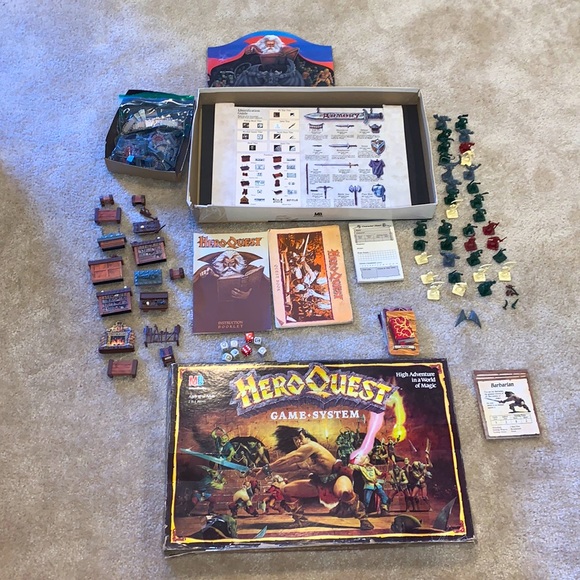 Milton Bradley Other - Vintage 1989 Hero Quest